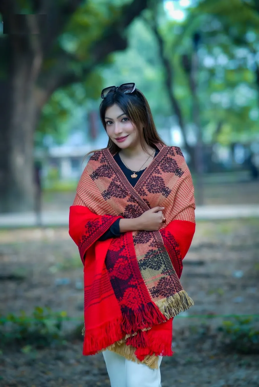 টাঙ্গাইলের ঐতিহ্যবাহী উলের শাল/চাদর কালেকশন।9 - Ma-amina.com